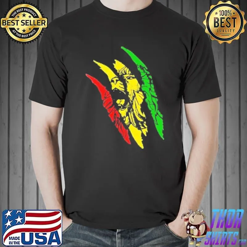 Reggae Lion Of Judah Shirt Unisex