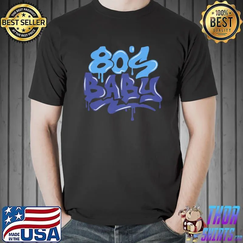 Retro 13 Obsidian 80’s Baby Sneaker Shirt Unisex