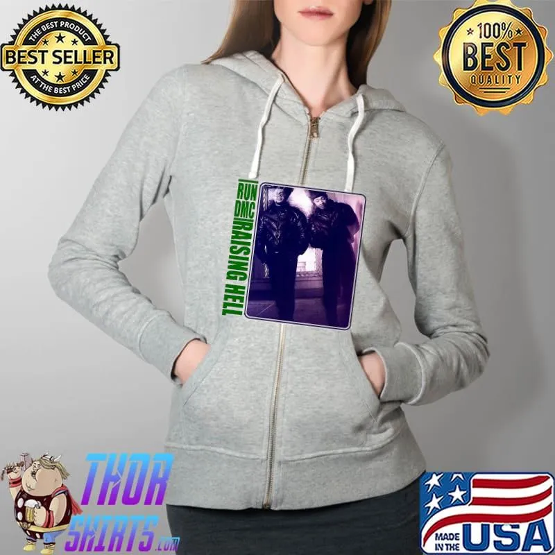Run DMC Raising Hell Shirt Full Zip Hooded