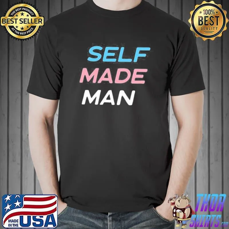 Self made transgender man LGBT trans pride flag ftm s Unisex