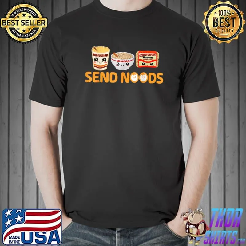 Send Noods Funny Food Ramen Noodle T-Shirt Unisex