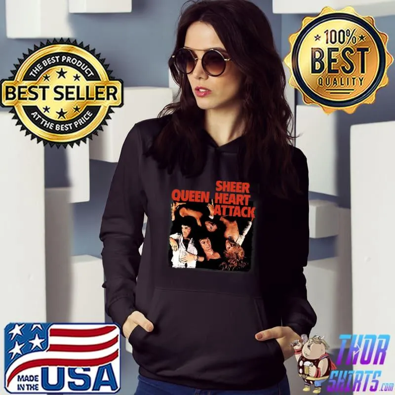 Sheer Queen Heart Attack Shirt