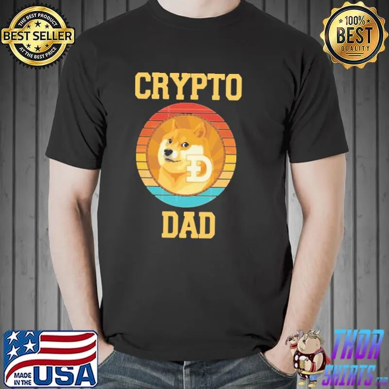 Shiba Inu Crypto Dad Shirt Unisex