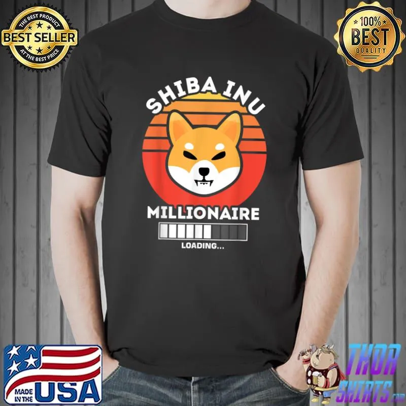 Shiba Inu millionaire - Shiba Inu Coin cryptocurrency T-Shirt Unisex
