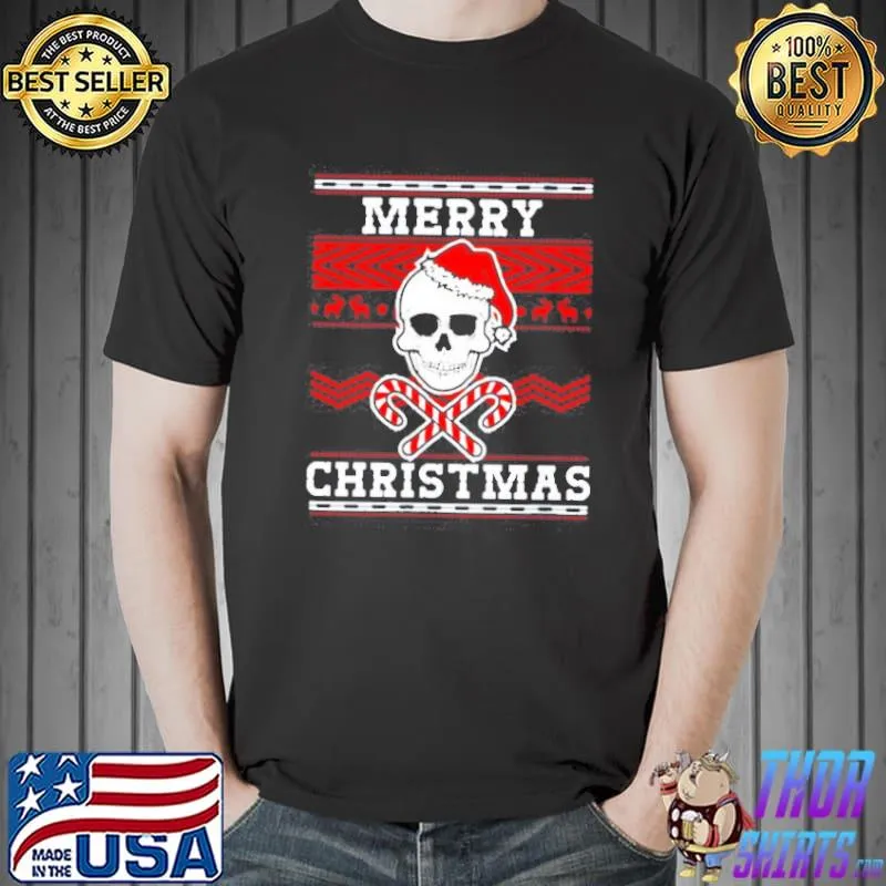 Skull santa hat christmas s Unisex