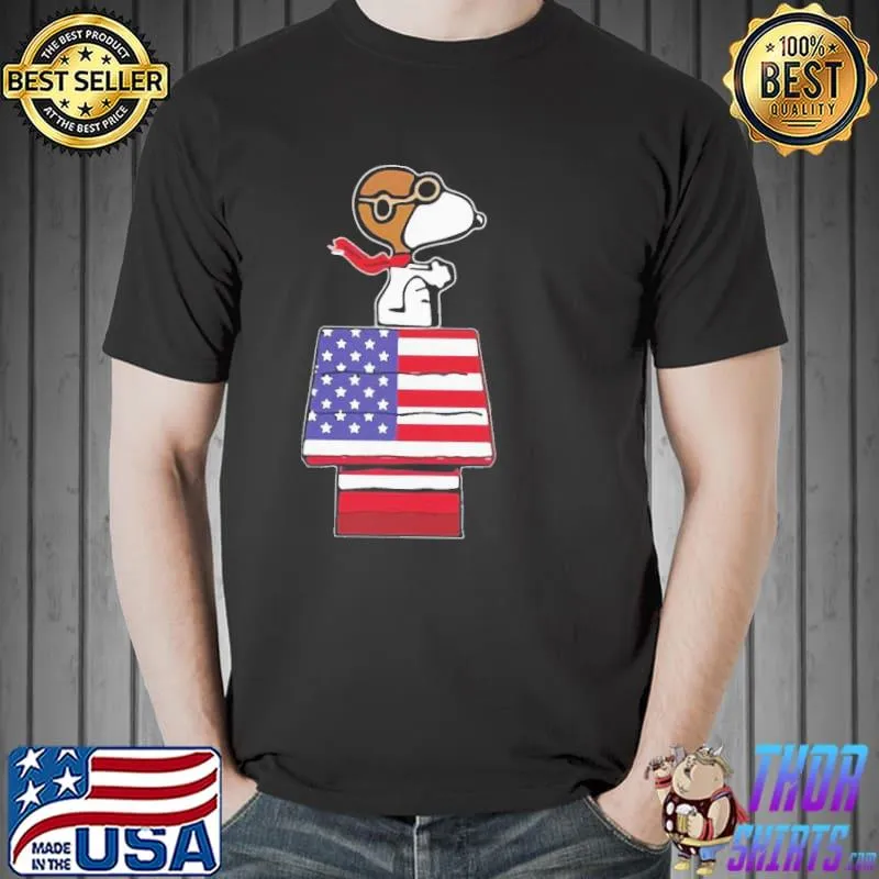 Snoopy 4th Of July Shirt Unisex