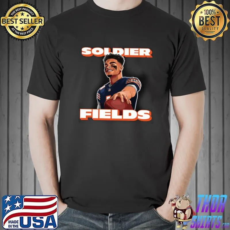 Soldier Fields Justin Fields Chicago Bears Shirt Unisex