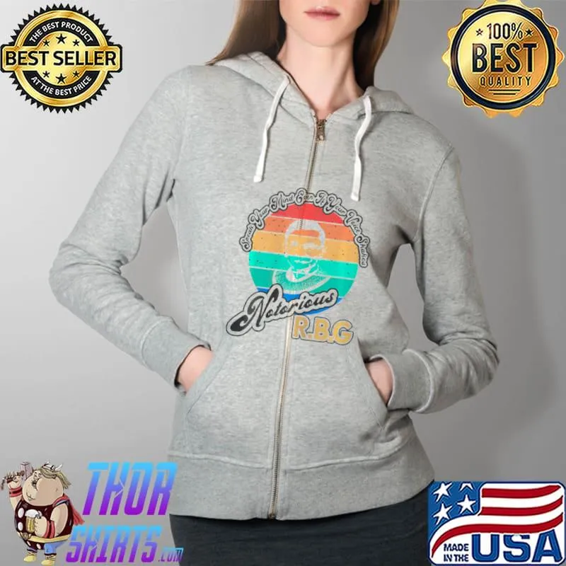 Speak Your Mind Even If Your Voice Shakes RBG Vintage s Full Zip Hooded