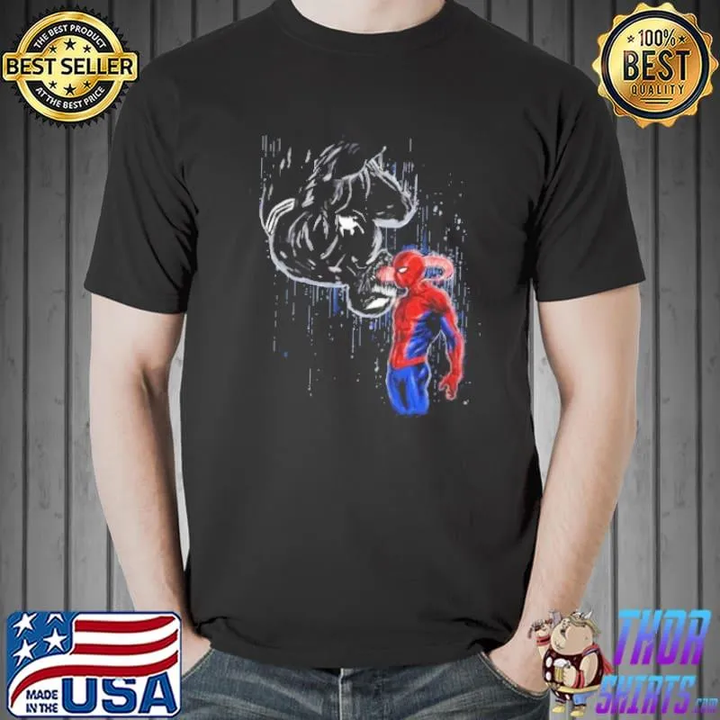 Spiderman Vemon In Rain Shirt Unisex