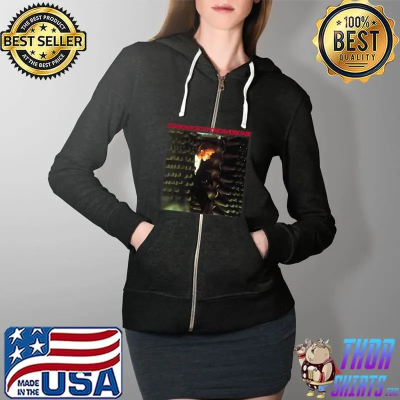 Station To Station David Bowie Shirt Full Zip Hooded