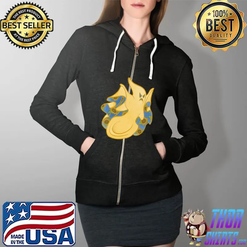 Sunflower Halloween Springtime Ghost Premium T-Shirt Full Zip Hooded