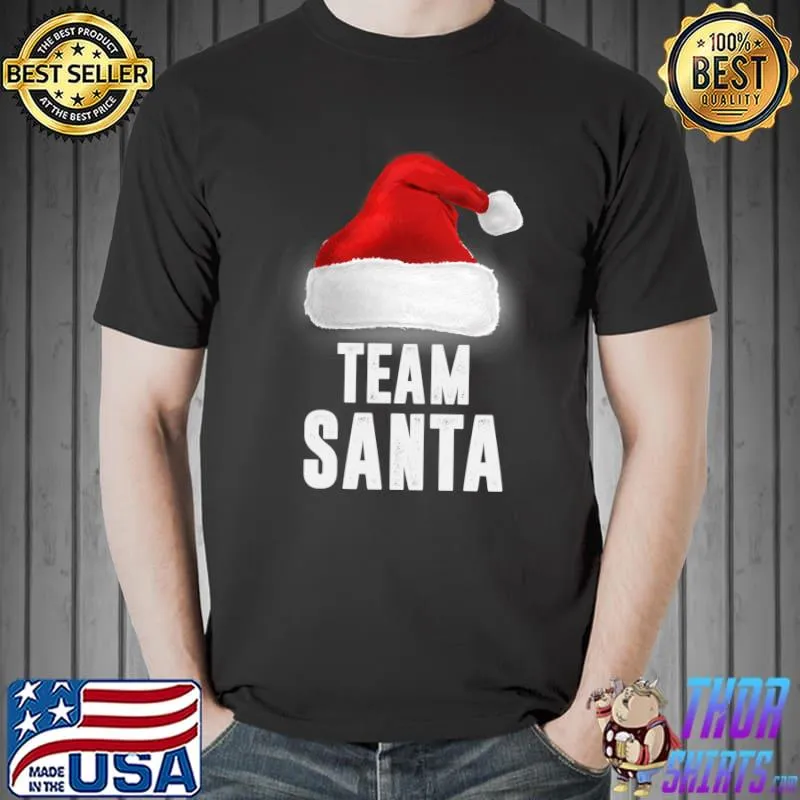 Team Santa, Christmas Pajama Outfit, Family Matching T-Shirt Unisex