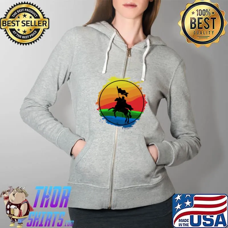 Templar Knight Medieval Knight Christians T-Shirt Full Zip Hooded