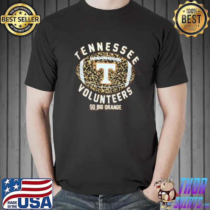 Tennessee Vols Lepoard Football Shirt Unisex