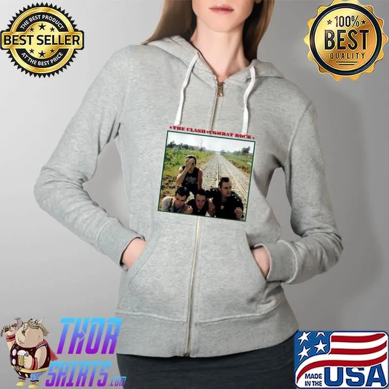 The Clash Combat Rock Shirt Full Zip Hooded