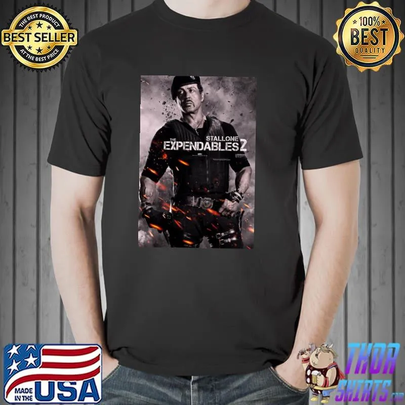 The Expendables 2 Statham Movie Poster Shirt Unisex