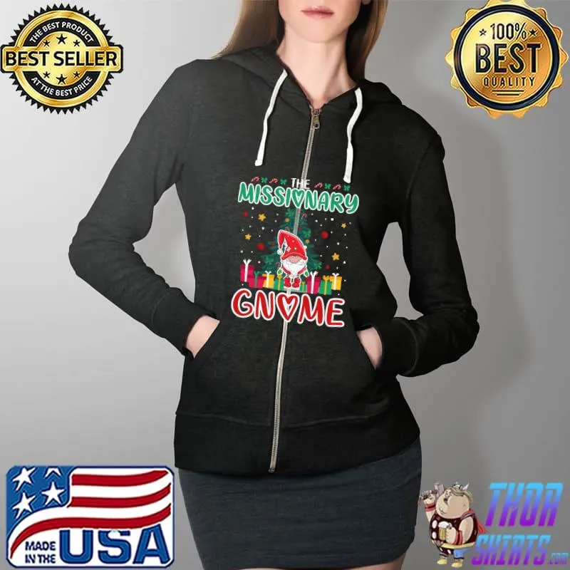 The Missionary Gnome Xmas Tree Group Christmas Matching T-s Full Zip Hooded