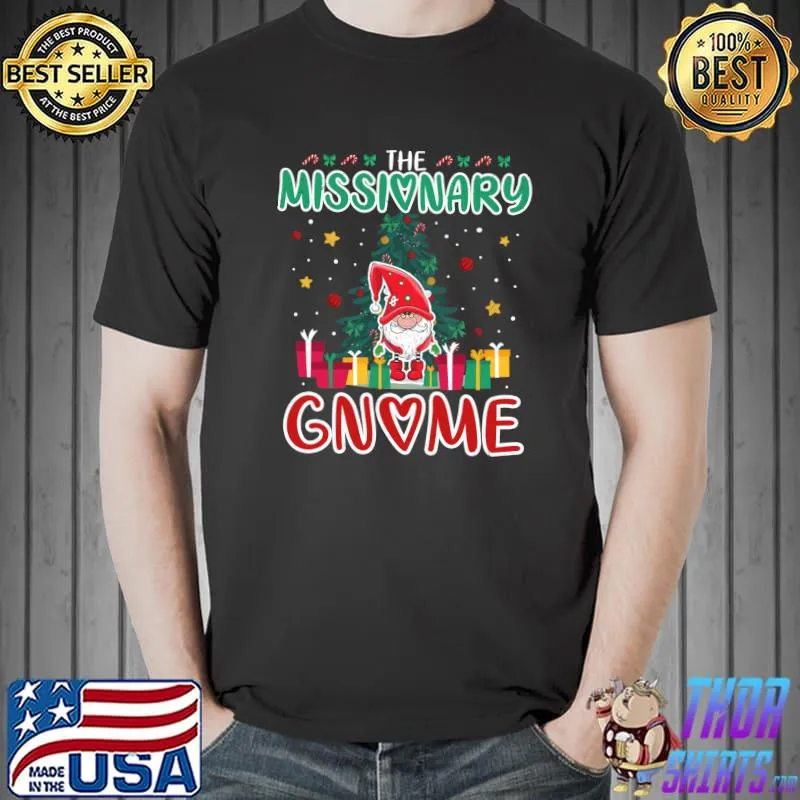 The Missionary Gnome Xmas Tree Group Christmas Matching T-s Unisex