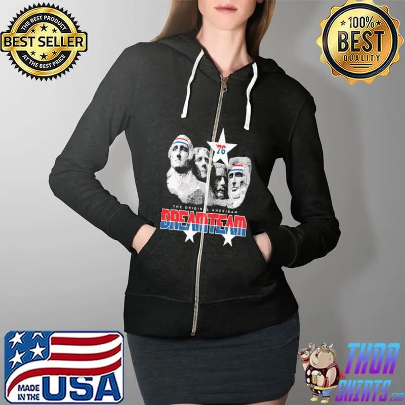 The Original American Dream Team Shirt Full Zip Hooded