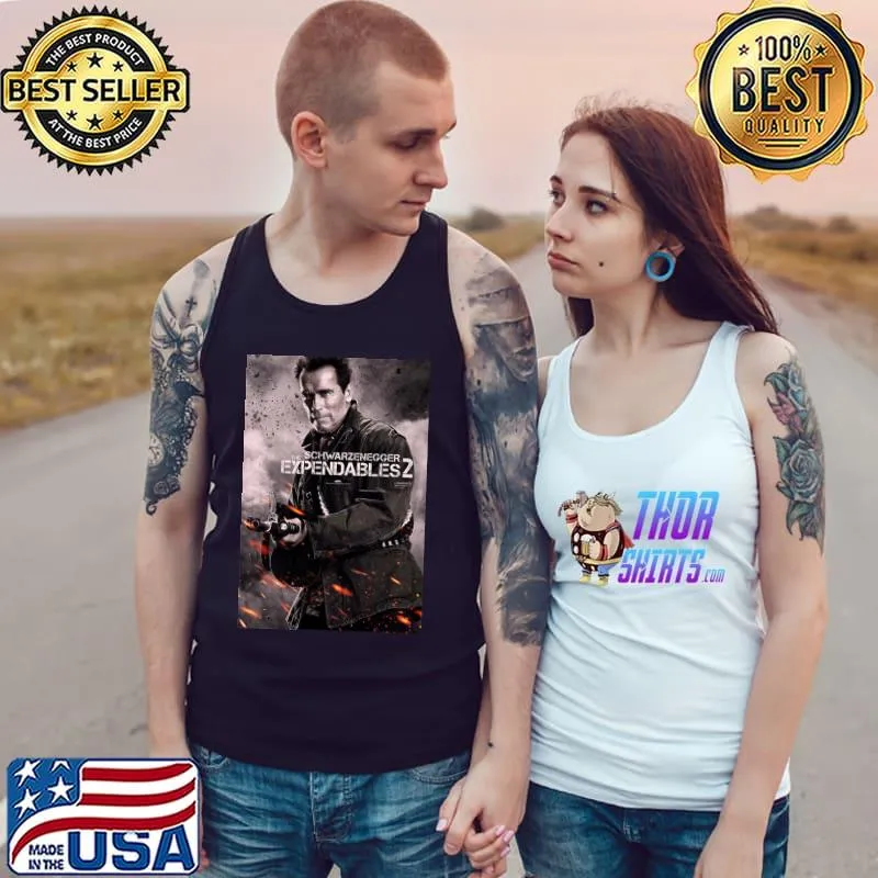 The Schwarzenegger Expendables 2 Statham Movie Poster Lionsgate Shirt Tank Top