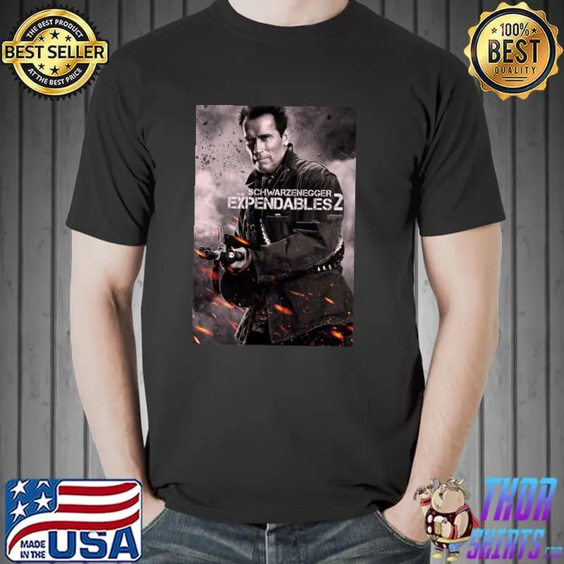 The Schwarzenegger Expendables 2 Statham Movie Poster Lionsgate Shirt Unisex