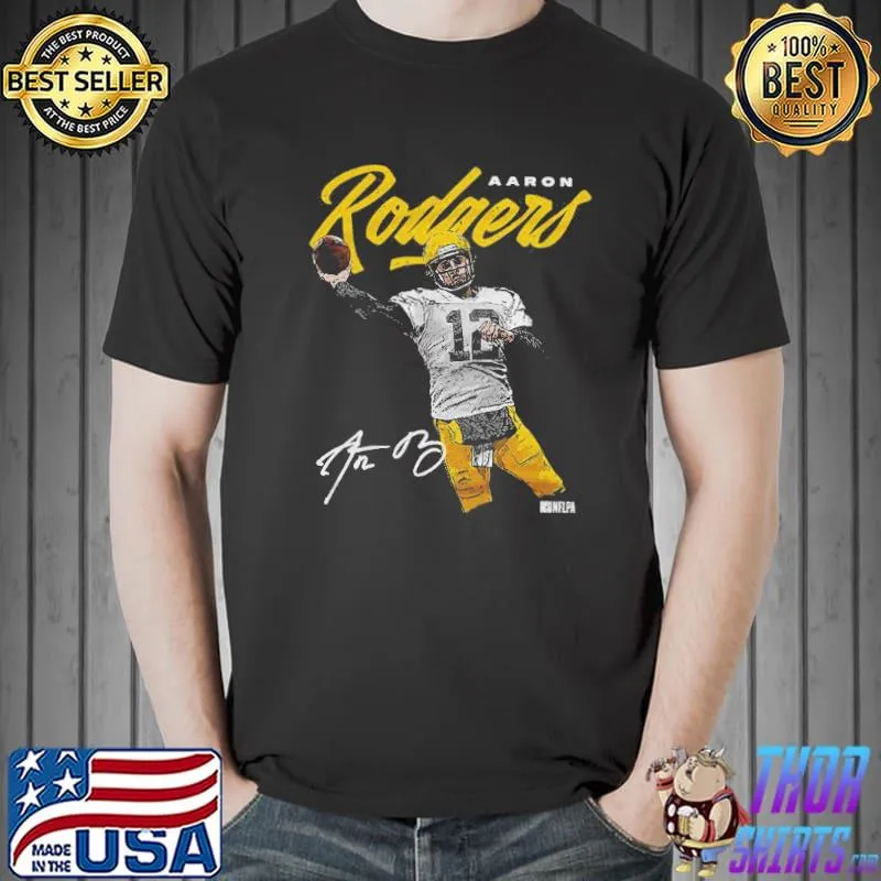 Top Aaron Rodgers Green Bay Football Shirt Unisex