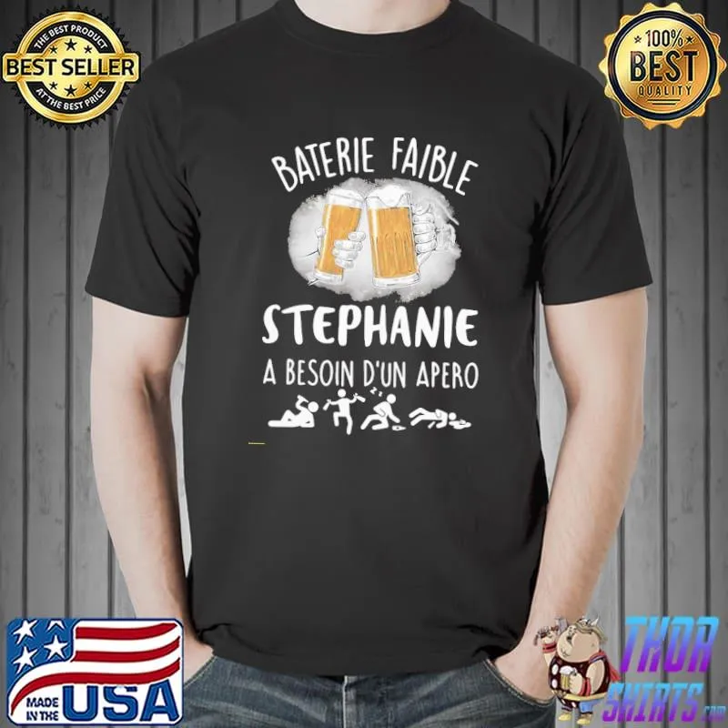 Top baterie Faible Mathilde A Besoin D’un Apero Beer Shirt Unisex