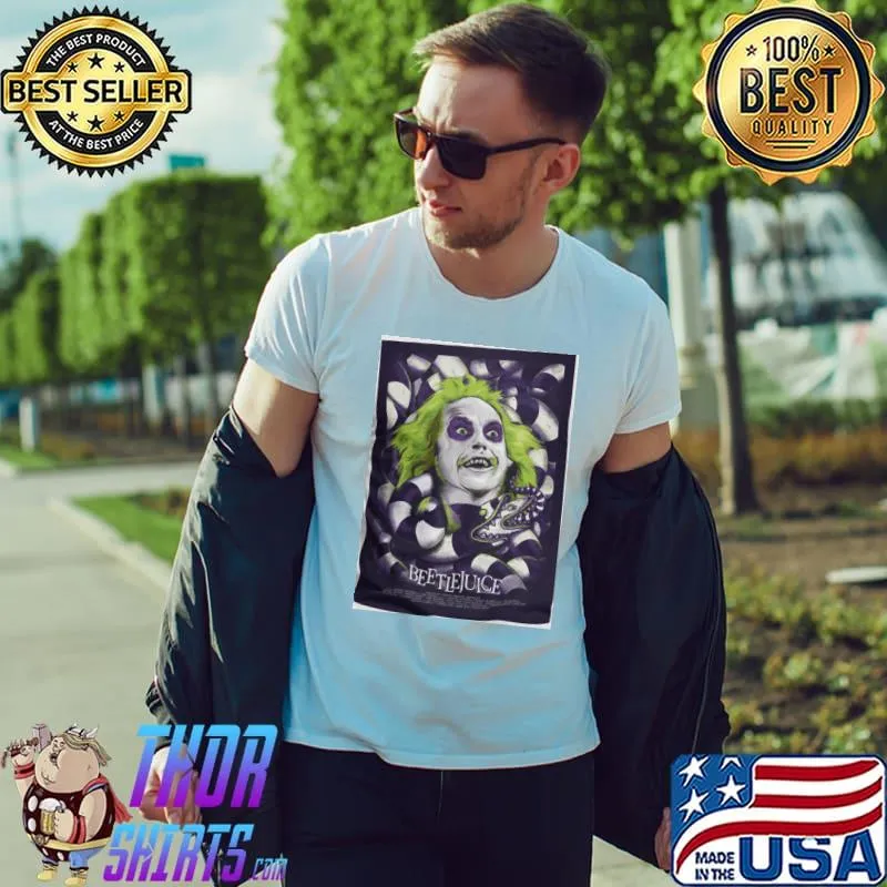 Top Beetlejuice Comedy Movie Film Poster Shirt Unisex