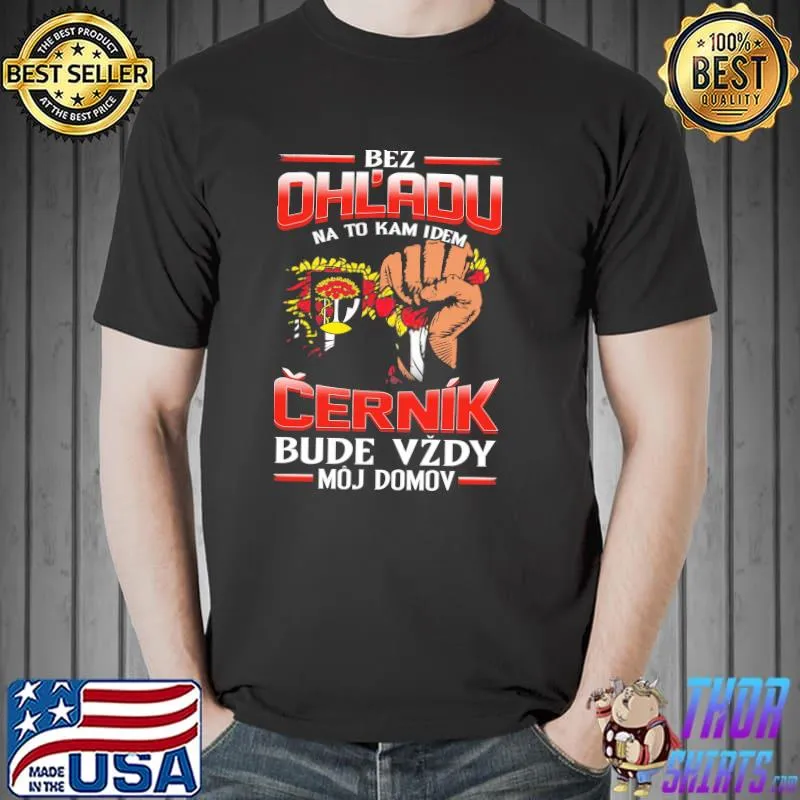 Top bez OhL'adu Cernik Hradok Bude Vzdy Moj Domov Shirt Unisex