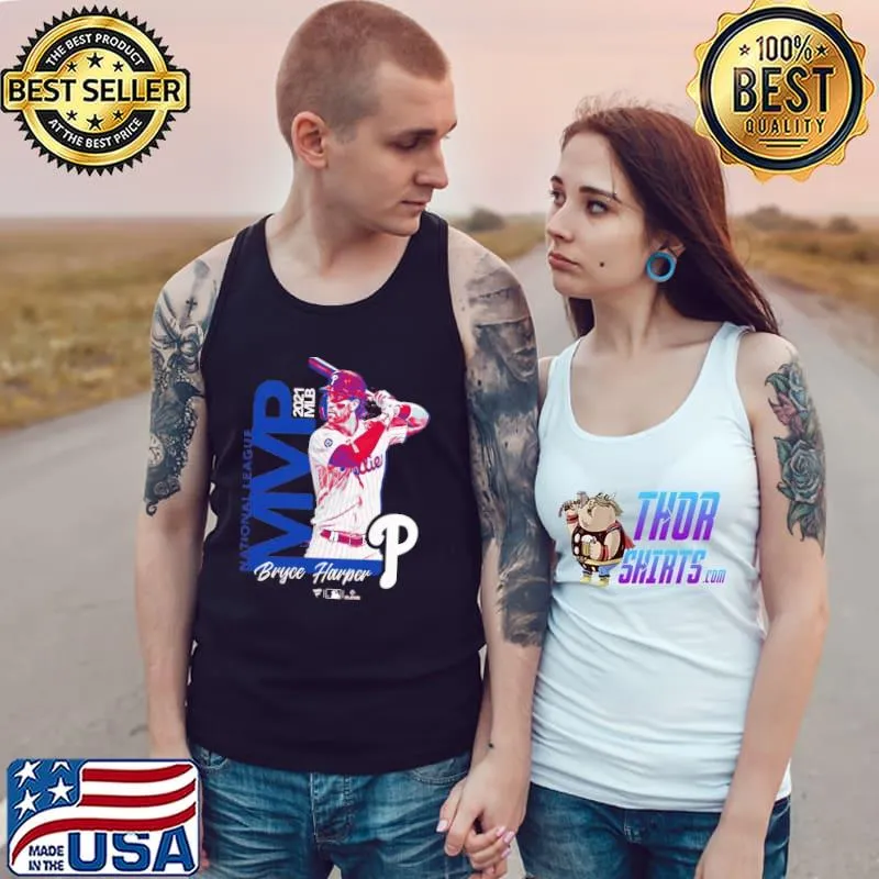 Top Bryce Harper Philadelphia Phillies 2021 MVP Unisex T-Shirt Tank Top