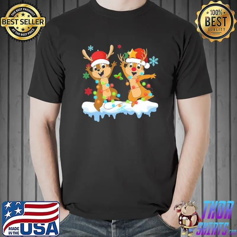 Top Christmas Squirrel Shirt Unisex