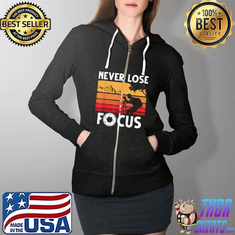 Top Cool Photography Art For Men Women Photographer Camera Lover T-Shirt Full Zip Hooded
