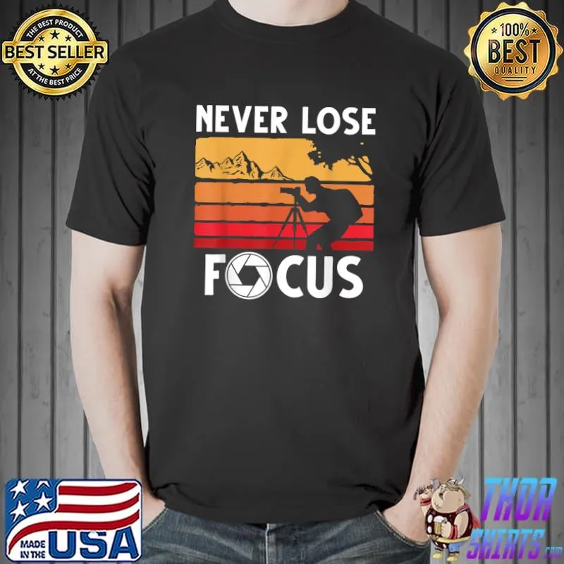 Top Cool Photography Art For Men Women Photographer Camera Lover T-Shirt