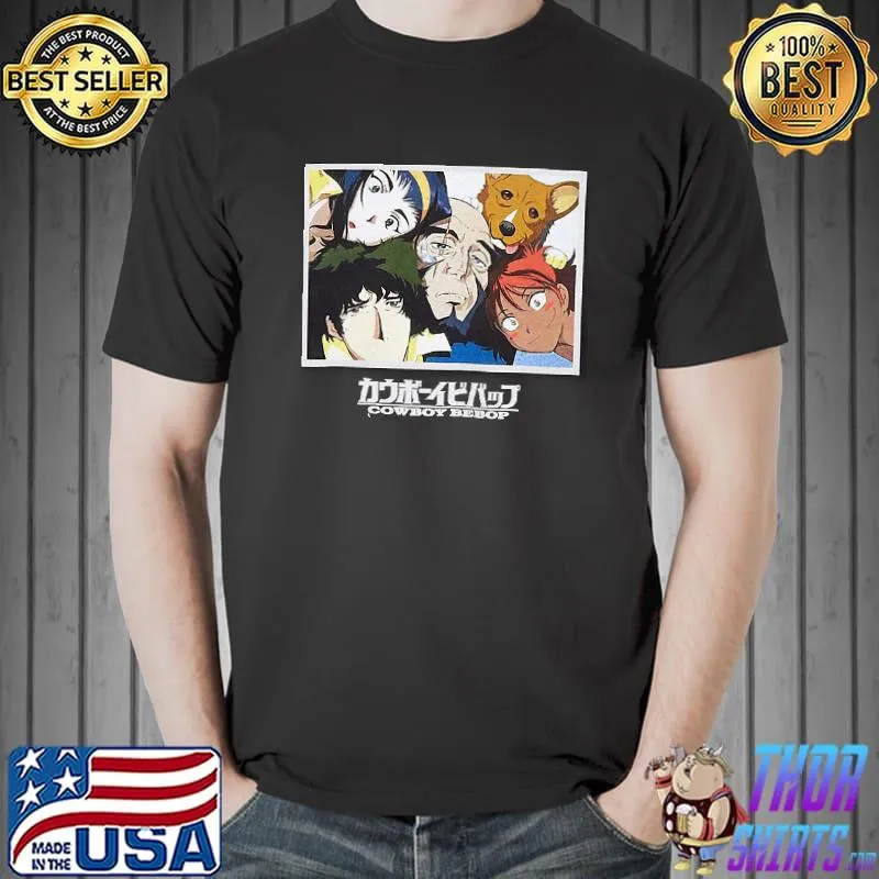 Top Cowboy Bebop Group Box Shirt Unisex