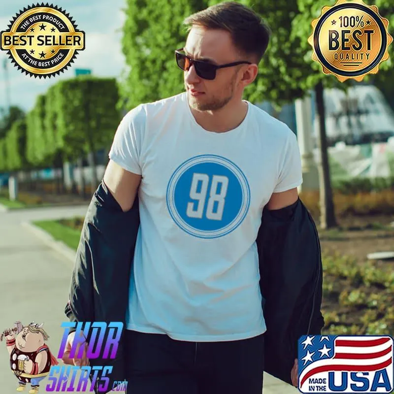 Top Everson Griffen Number 98 Jersey Detroit Lions Inspired T- Unisex
