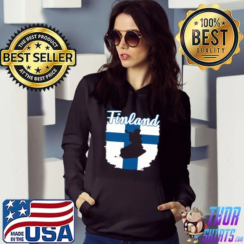 Top finnish Flag - Vintage Finland Flag Finn Pride T-shirt