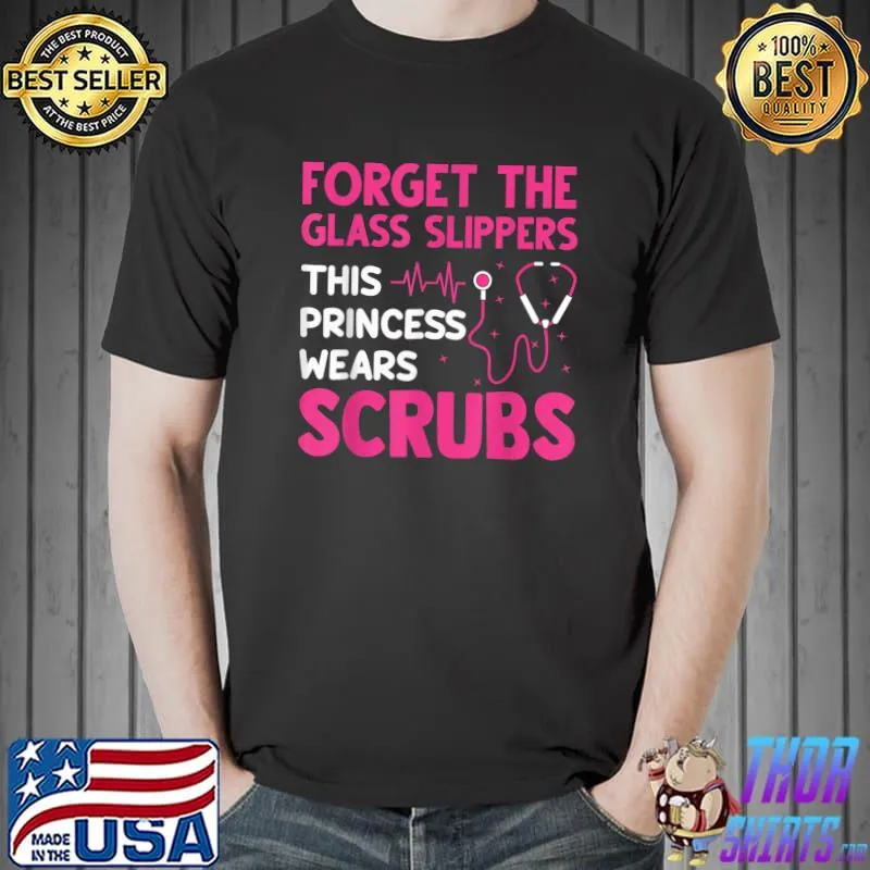 Top Funny Nurse Art For Women Girls RN Week Medical Caregiver T-Shirt