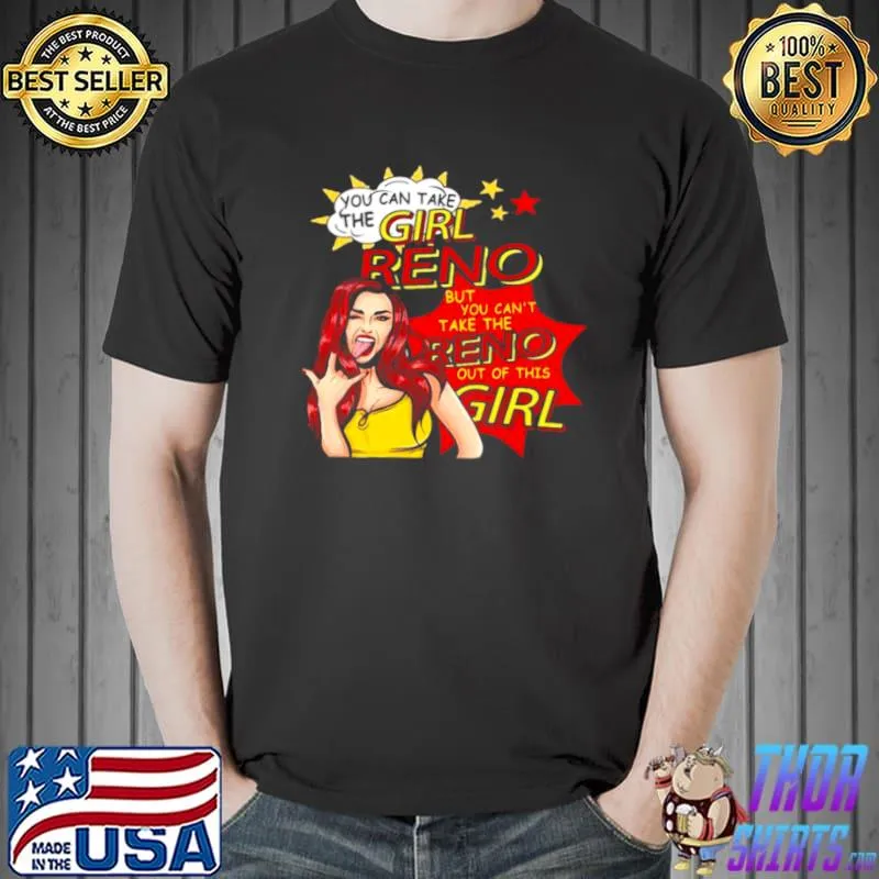 Top Girl From Reno Comic Style Reno Girl Shirt Unisex