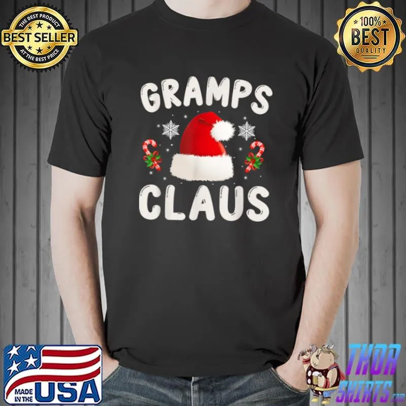 Top Gramps Claus Shirt Christmas Pajama Family Matching Xmas T Shirt