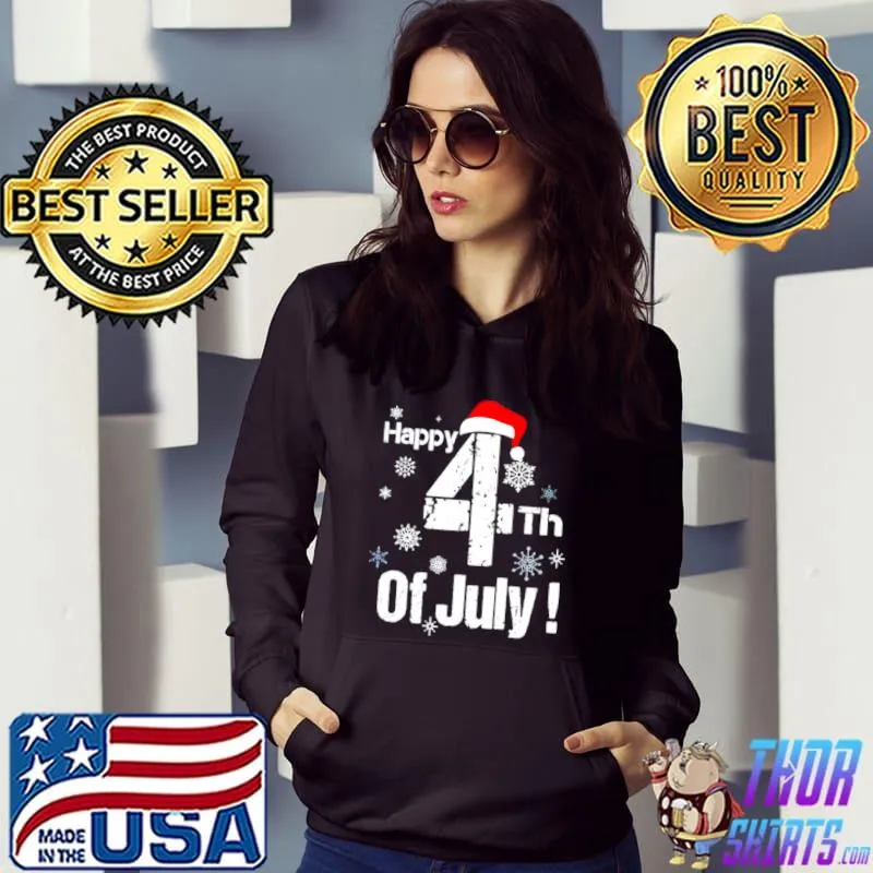 Top happy 4th of July Christmas shirt