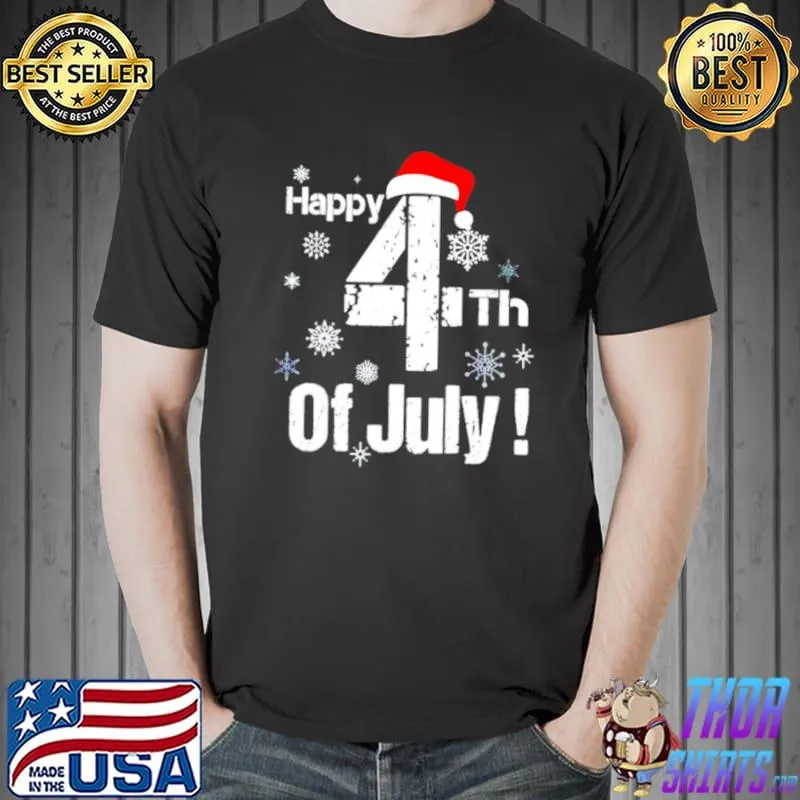 Top happy 4th of July Christmas Unisex