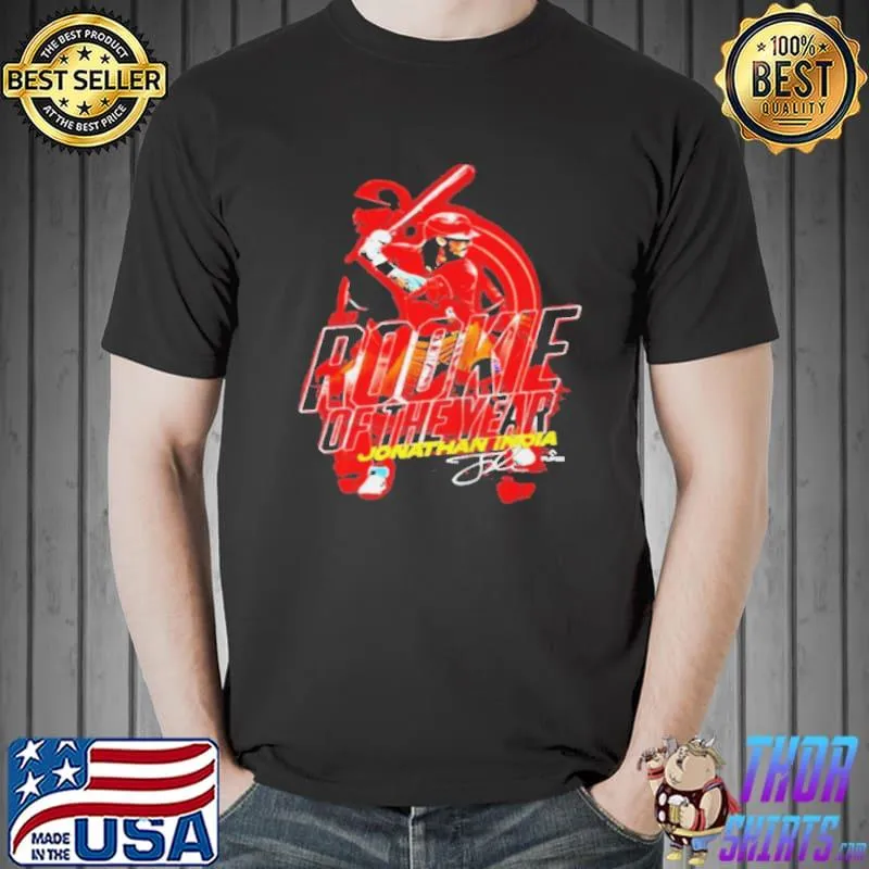 Top Jonathan India cincinnatI reds 2021 rookie of the year signature Unisex