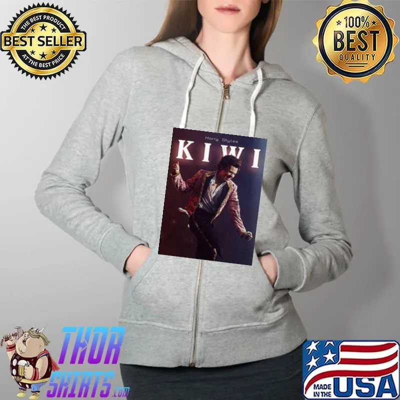 Top kiwi Harry Styles Shirt Full Zip Hooded
