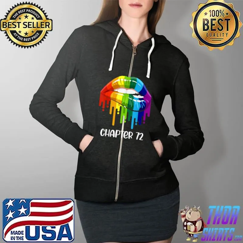 Top LGBT just married engaged Lesbian Mrs & Mrs est. 72 T Shirt Full Zip Hooded