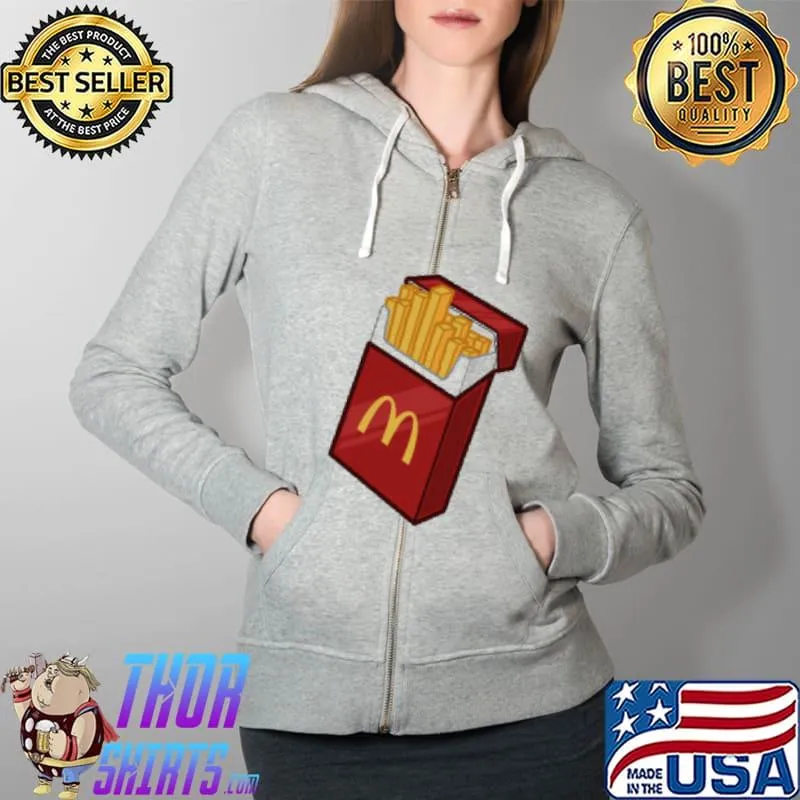 Top Mcigarrete Shirt Full Zip Hooded
