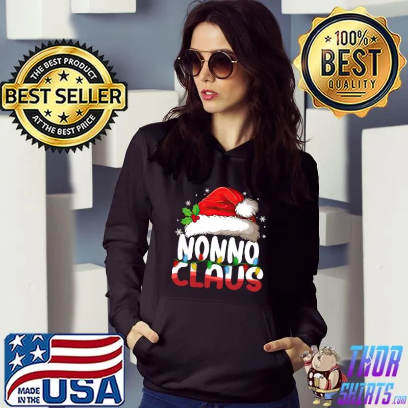 Top nonno Claus Matching Family Pajamas Funny Christmas T-Shirt