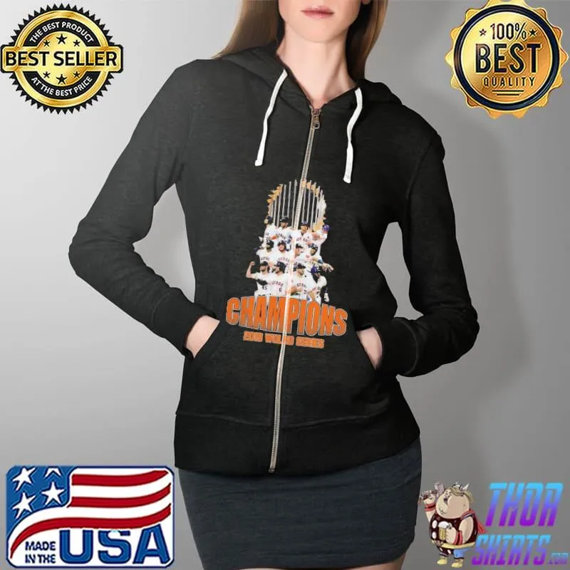 Top Official Astros Houston 2019 World Series Champions Flag Shirt Full Zip Hooded