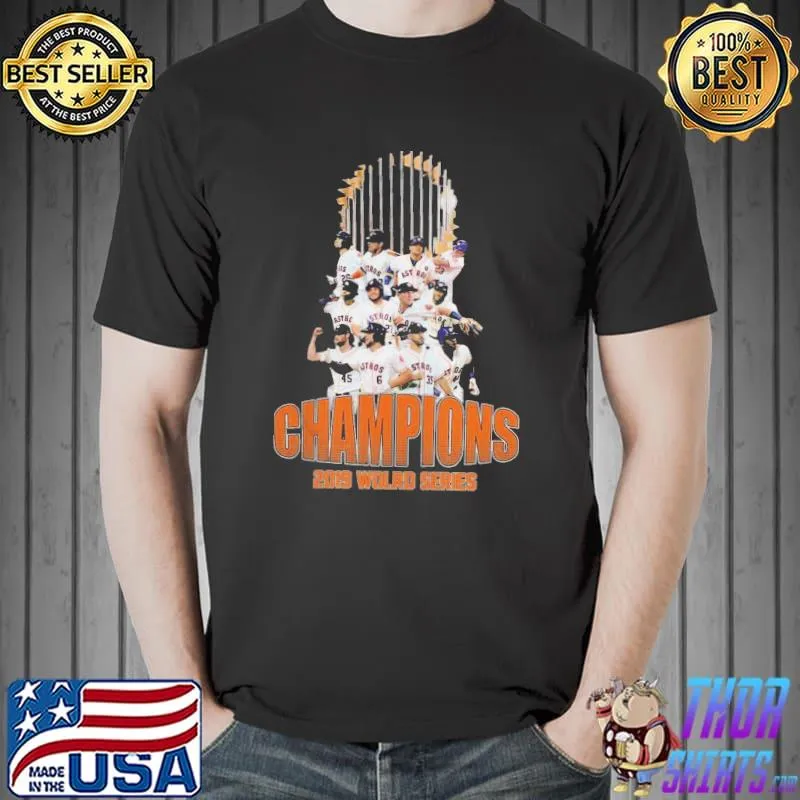 Top Official Astros Houston 2019 World Series Champions Flag Shirt Unisex
