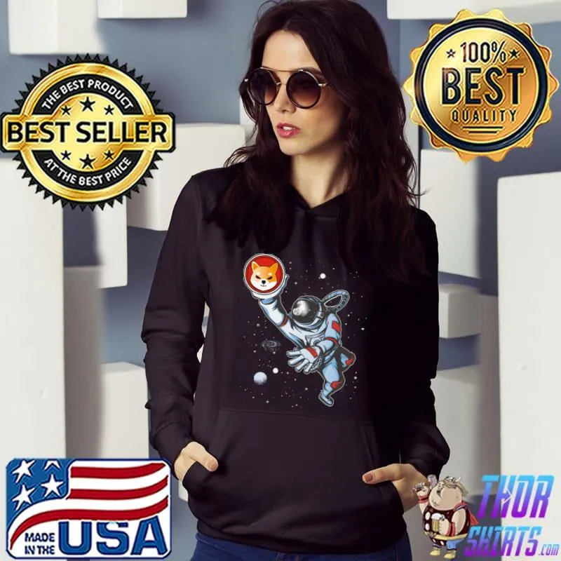 Top shiba Inu Astronaut to the moon Crypto Meme Sweatshirt