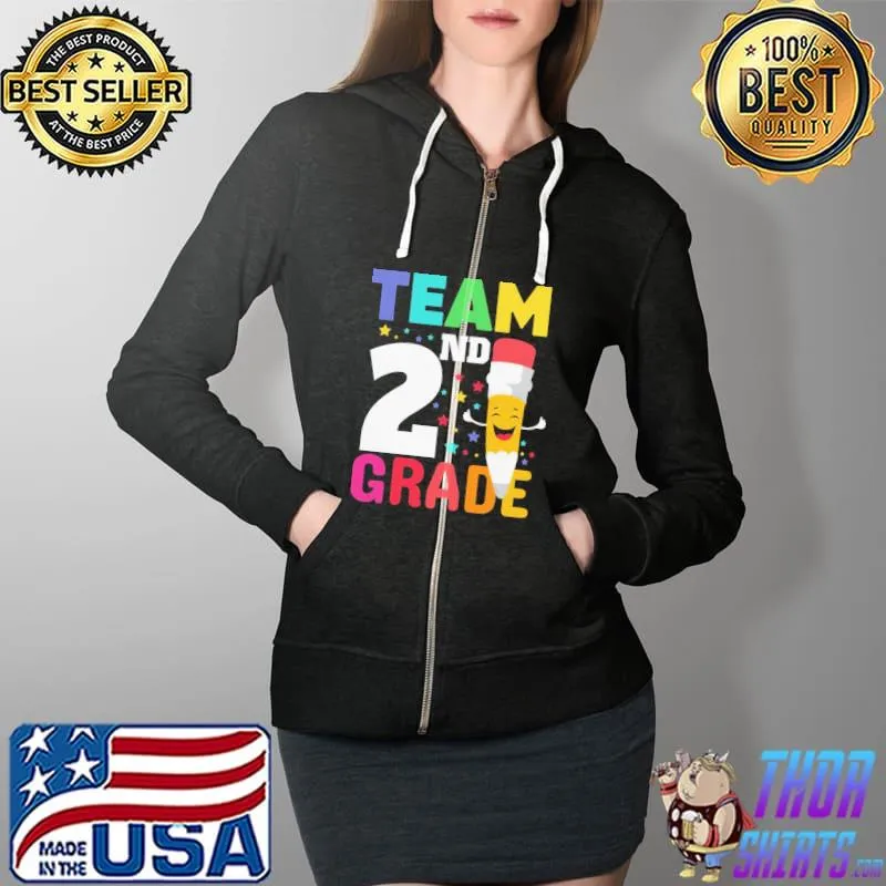 Top Team 2nd Grade Shirt Full Zip Hooded